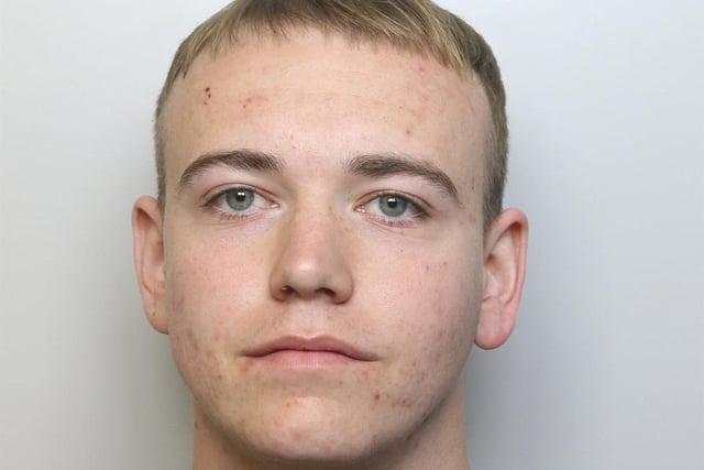 Gun-toting Collier terrified revellers in Leeds city centre when he and two others chased a group, with Collier carrying a gun. The 21-year-old was convicted of catalogue offences including possession of firearm after another was found at his home, along with drug dealing and wounding with intent after he stabbed a man in the leg during an argument outside of a pub in Garforth. He was deemed as dangerous by the judge, who gave Collier an extended sentence of 16 years and four months. (pic by WYP)