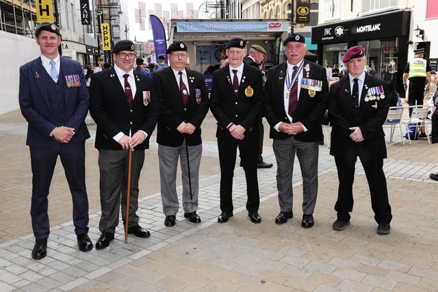 Veterans turned out for the annual celebrations to salute those in the forces, past and present.