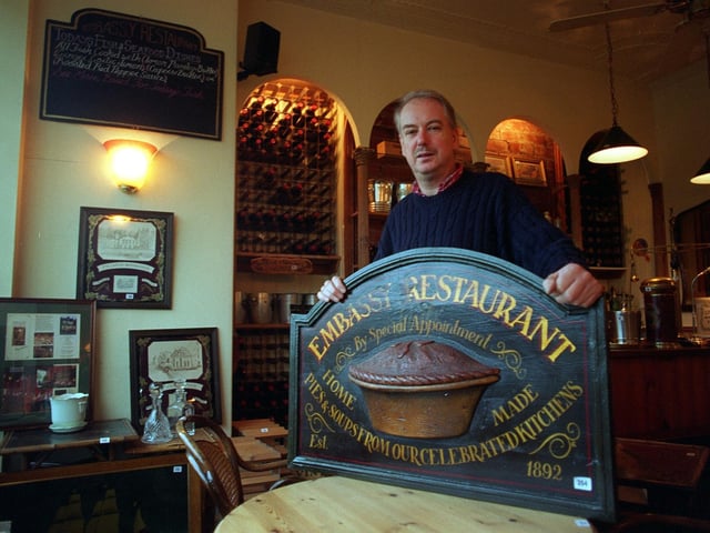 Did you ever enjoy a meal here back in the day? The Embassy restaurant on Roundhay Road. Pictured is owner Richard Wray.