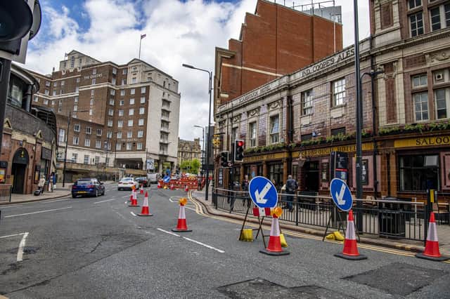 Bus services using Bishopgate Street, pictured, and New Station Street have moved to new stops elsewhere in the city centre. Picture: Tony Johnson