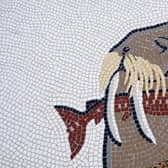 Scarborough's famous visitor, Thor the Walrus features in the artwork, Roman Mosaic c.2025, by Jeremy Deller.