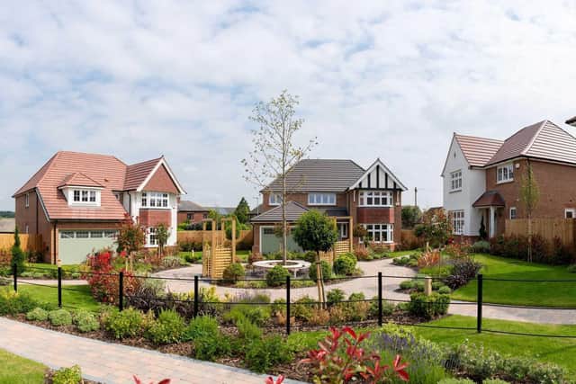 The show homes at The Glade at Woodland Vale