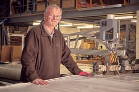 Richard Handley, the company's longest serving employee who started working at Power Plastics 43 years ago back in 1981.
