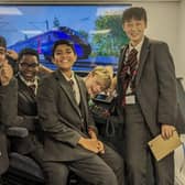 Students in the state-of the-art Hull Trains simulator