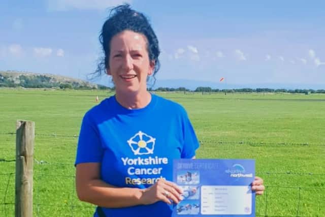 Marisa raised £1,300 to fund life-saving cancer research in Yorkshire