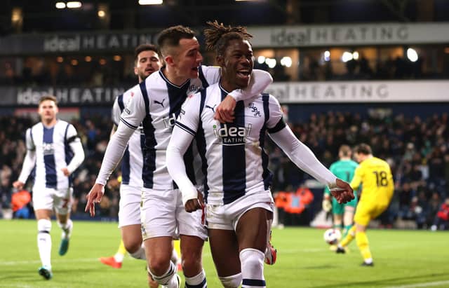 BRING IT ON: The message from West Brom striker Brandon Thomas-Asante, centre, who is relishing the prospect of West Brom's tough start to the season including the clash against Leeds United at Elland Road.