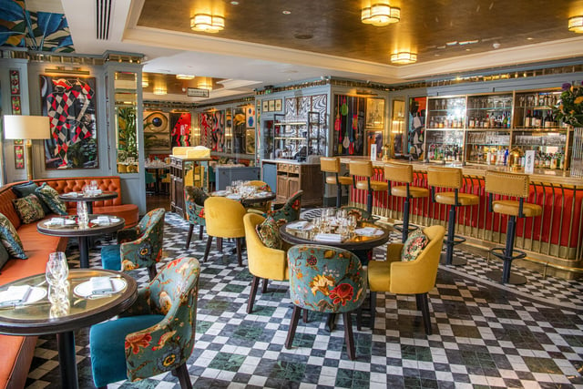 The Ivy in the Victoria Quarter scored 9 for atmosphere, 9 for food, 8 for service and 8 for value.