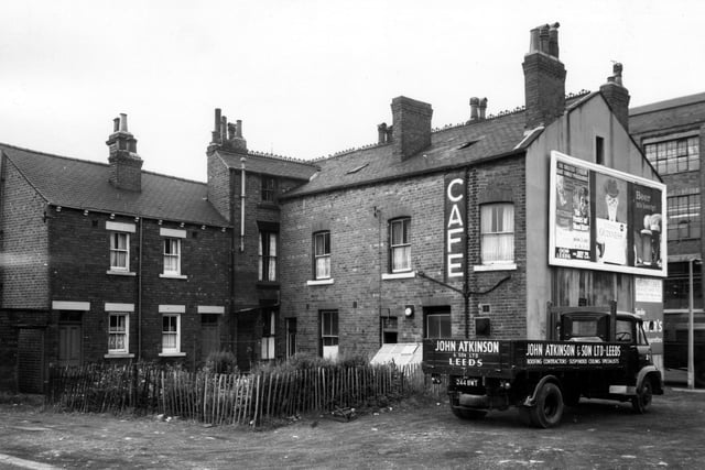 The Reliant Cafe on the corner of Holbeck Lane and Braithwaite Street pictured in March 1965.