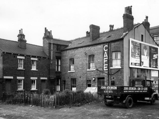 The Reliant Cafe on the corner of Holbeck Lane and Braithwaite Street pictured in March 1965.