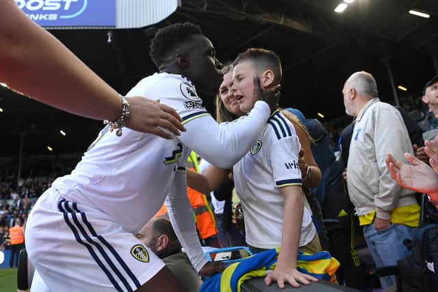 GOOD LOOK - Leeds United supporting youngsters like this one will be able to wear the same shirt as Willy Gnonto and the rest of their Elland Road heroes next season. Pic: Getty