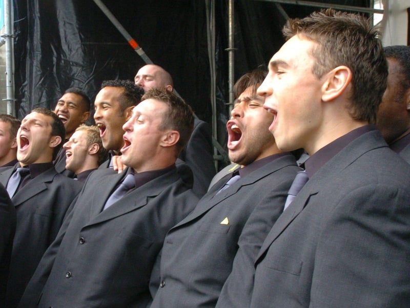 Rhinos players were in surprisingly good voice at a Millennium Square reception the day aftrer the Grand final.
