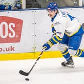 ON TARGET: Oli Endicott scored for Leeds in their 5-1 defeat at Swindon. Picture: Ben Gordon/Knights Media