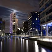 Emergency crews were called to reports that a young woman was at the edge of the river at Clarence Dock on Thursday evening.