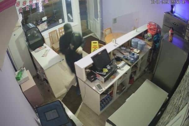 The man walked into Puglian Pizza Cafe with an axe at around 11pm last Sunday (January 8)