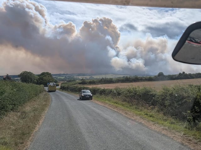 The mine operators said in a statement: “Further to the ongoing fire on the North Yorkshire Moors, we have taken the decision to remove the majority of our personnel, apart from a small skeleton crew, from the Woodsmith site as a precautionary measure at the guidance of the emergency services.