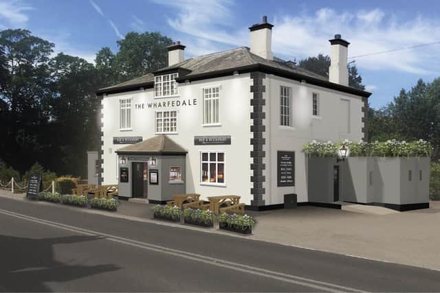 An artist's impression of how the newly-refurbished pub will look