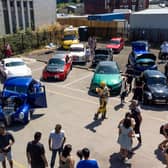 Supercars on show at the charity event (Photo: Manj Automotive)