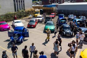 Supercars on show at the charity event (Photo: Manj Automotive)