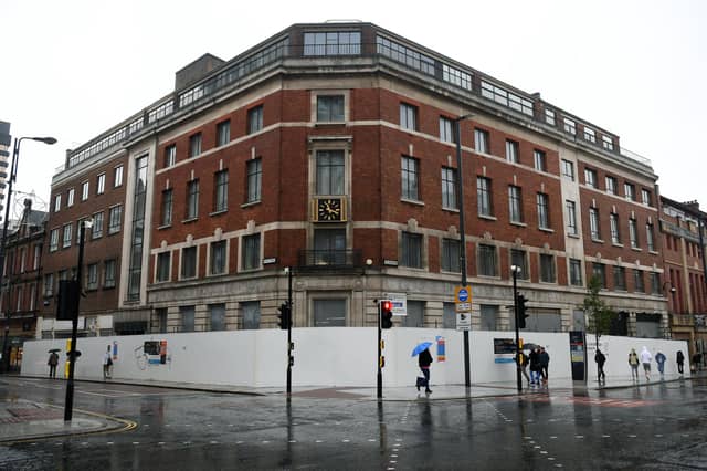Known as Permanent House, this was designed by Sir Reginald Blomfield and built in 1931. It originally consisted of nine shops and 89 offices used by the Leeds Electricity Department, Inland Revenue, and Cadbury's. It would eventually become the home to Leeds Building Society's head office, before the banking group left for new premises in Sovereign Street back in 2021.
The site is now expected to become a new mathematics school, able to take on 240 learners, all aged between 16 and 19, and could eventually hold 400 students.
(Pic: Jonathan Gawthorpe)