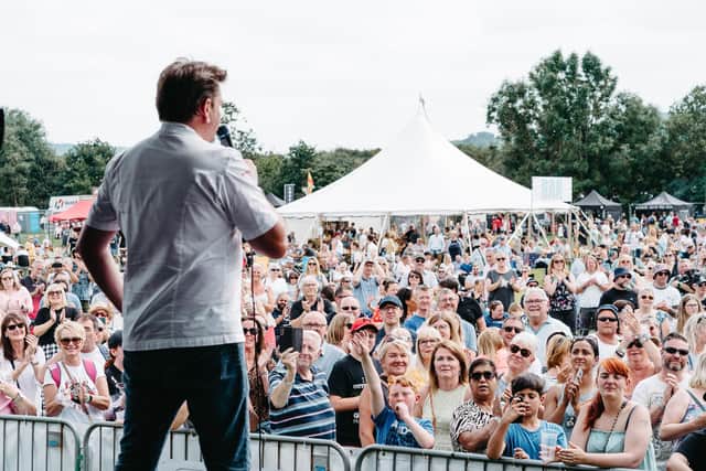 James Martin will headline the Yorkshire Dales Food & Drink Festival.