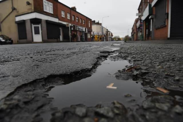 Reports of potholes have risen by 60 per cent in Leeds.