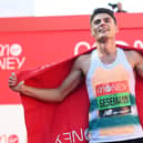 Britain's Phil Sesemann finishes seventh in the elite men's race of the 2021 London Marathon (Picture: GLYN KIRK/AFP via Getty Images)