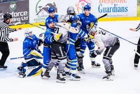 WE'LL MEET AGAIN: Leeds Knights will face Hull Seahawks at Elland Road Ice Arena on the opening night of the 2025-26 NIHL National campaign. Picture: Kev Bland/Knights Media.