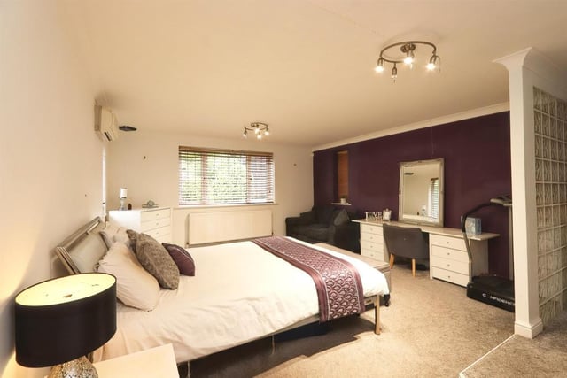 This spacious double bedroom offers lots of options for your furniture choices.
