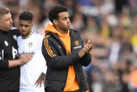 GLOWING VERDICT: Of Leeds United from USA international star Tyler Adams, pictured after his side's relegation to the Championship on the final day of the 2022-23 Premier League season at Elland Road. Photo by OLI SCARFF/AFP via Getty Images.