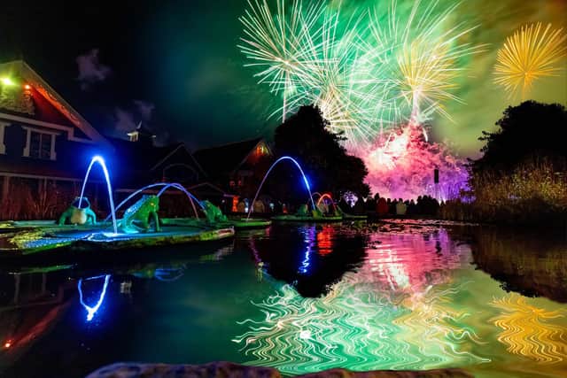 Fireworks at Alton Towers Resort