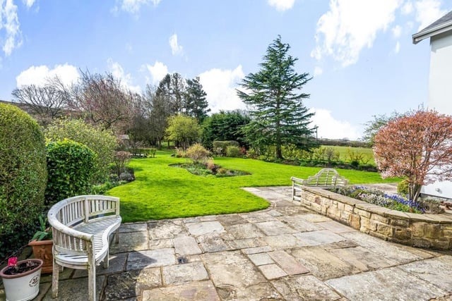 Patio, lawned and planted areas in the gardens make them ideal for entertaining in the summer.