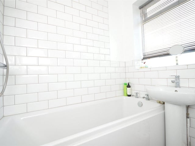 The bathroom completes the first floor and consists of a bath with a shower over, WC and a hand-wash basin.