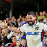 David Fifita after his 'last' game at Belle Vue, against Hull KR in August, 2022. Picture by Alex Whitehead/SWpix.com