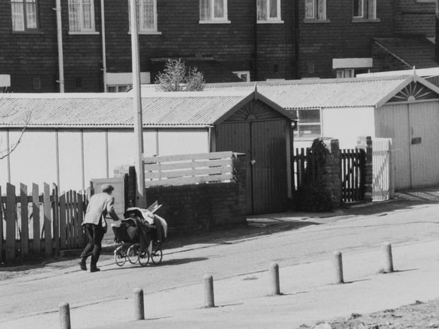 A Rag and Bone man makes his way through the streets of Chapeltown.