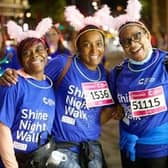 The walkers, known as ‘Shiners’, will be wearing glow in the dark T-shirts and accessories and people of all abilities can get involved.