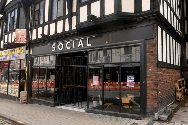 A quick hop next door takes us to Social bar, which has a lovely beer garden out the back for drinks in the sunshine. It regularly hosts comedy nights showcasing local talent, as well as live music and quiz and film evenings.