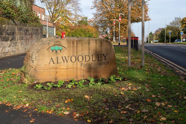 Neck and neck with Adel, leafy Alwoodley has 62.5 per cent of its inhabitants living in relative affluence.