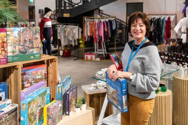 Annette Ward, Deputy Shop Manager at the Yorkshire Cancer Research Centre