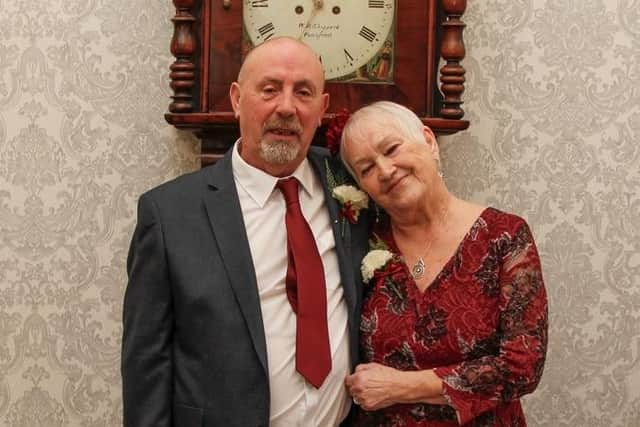 The happy couple are honeymooning in the Lakes.