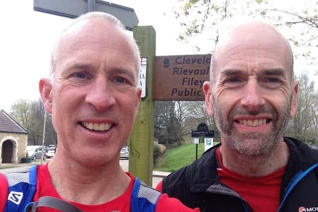 Tim and Simon prepare for their challenge