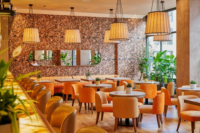 The restaurant boasts an impressive marble bar complete with lounge area, a cicchetti bar, deli and outdoor terrace