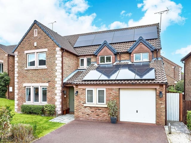 This impressive home, on Saddlers Grove, is currently available for £600,000 through estate agents Enfields Luxe.