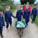 Focus-Trust Pupil Parliament members at Wick Court Farm