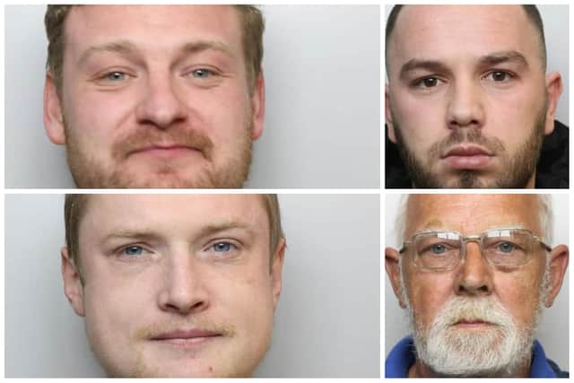 The criminals who have faced justice this week in the city: Philip Parkin, Jay Hemsley, Dorjan Mera and Jamie Ross.