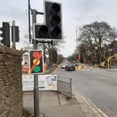 A Headingley resident said he was told by workers that someone had accidently "destroyed" the pedestrian crossing points.