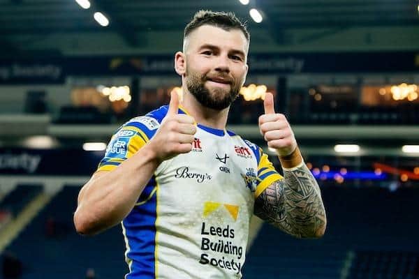 Substitute Andy Ackers was fan David Muhl's Leeds Rhinos man of the match agianst London Broncos. Picture by Allan McKenzie/SWpix.com.