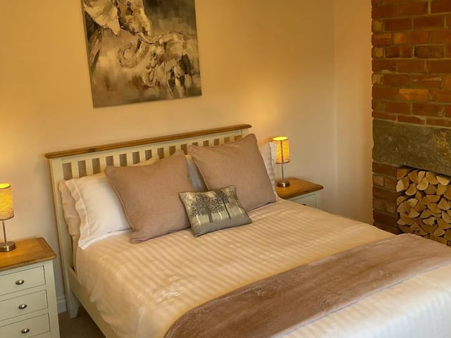 Subtle lighting creates a warm ambience.