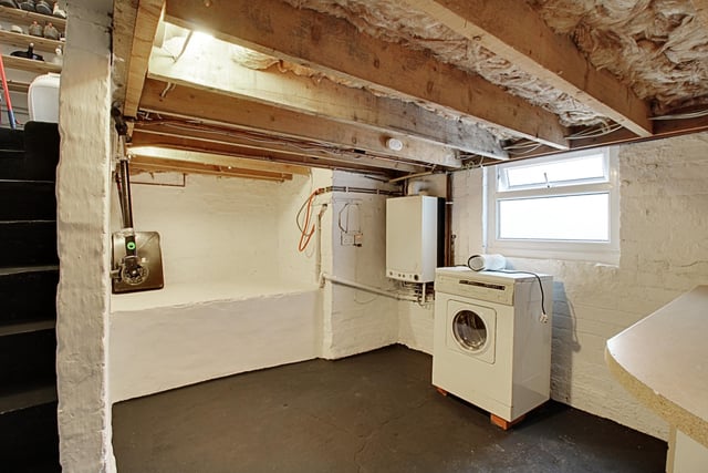 The lower ground floor boasts a fantastic cellar space that provides excellent storage.