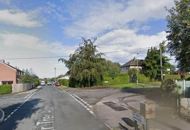 The victim, a 27-year-old man, was attacked with a machete on Fir Tree Approach near the junction with Fir Tree Green and received serious wounds to his hand and forearm. Photo: Google