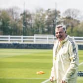 FIRST ENCOUNTER - Leeds United boss Sam Allardyce wrote the headlines in his first press conference at Thorp Arch.